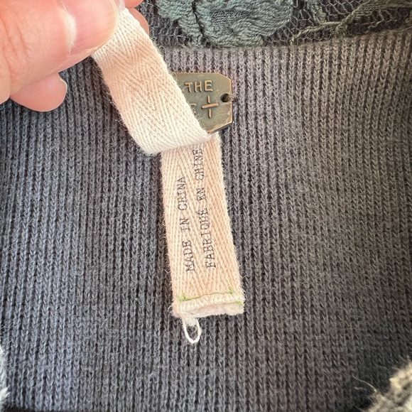 Free People - military style cropped knit jacket - Picture 10 of 15